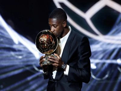 Bola de Ouro 2025: Dembl, do PSG,  eleito o melhor jogador do mundo